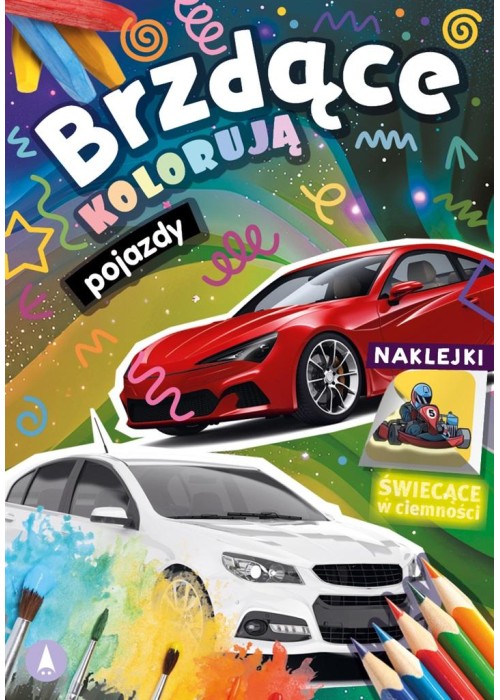 Brzdące kolorują. Pojazdy