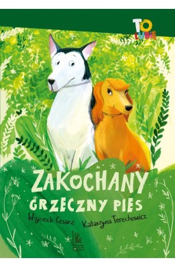 Zakochany grzeczny pies