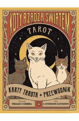 Tarot: Koty rządzą światem. Karty + przewodnik