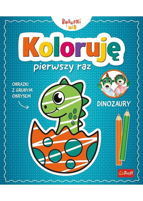 Koloruję pierwszy raz. Dinozary