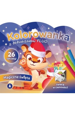 Kolorowanka z tatuażami flou Magiczne święta