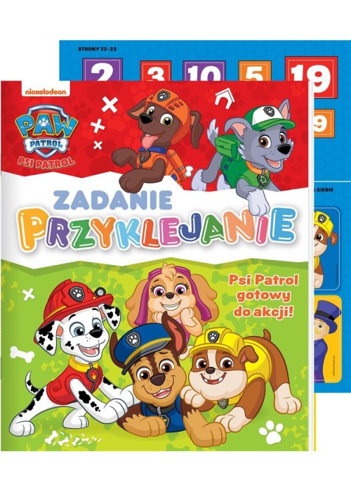 Zadanie Przyklejanie. Psi Patrol gotowy do akcji