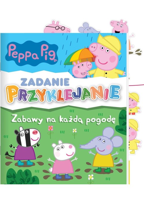 Peppa Pig. Zadanie Przyklejanie