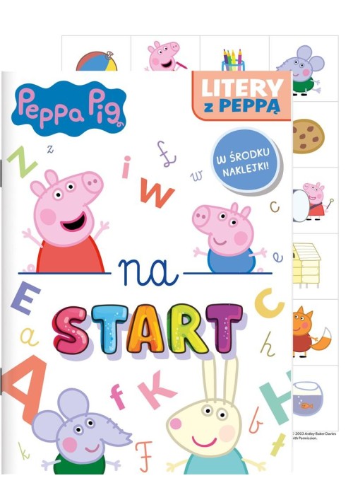 Świnka Peppa. Na start 6. Litery z Peppą