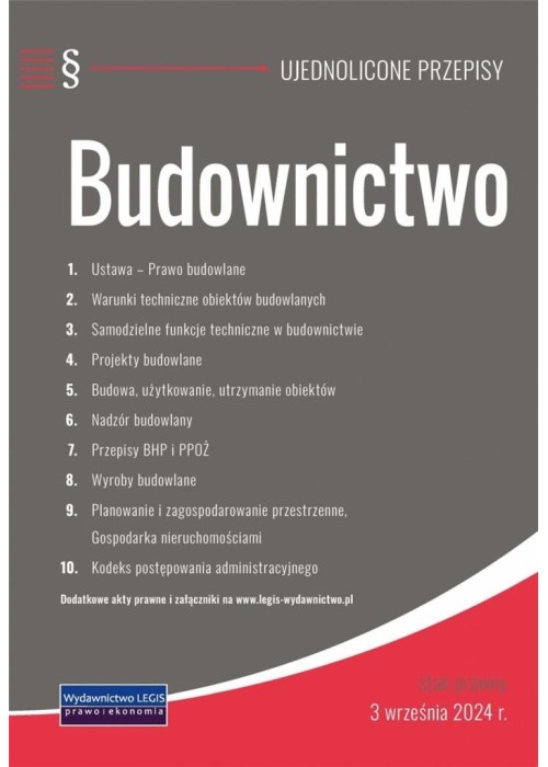 Budownictwo - ujednolicone przepisy