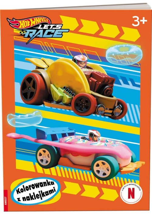 Hot Wheels. Kolorowanka z Naklejkami