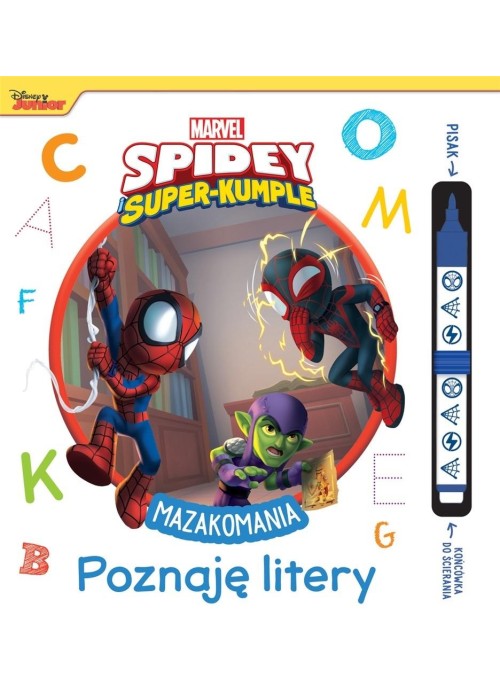 Mazakomania. Poznaję litery. Marvel Spidey i...