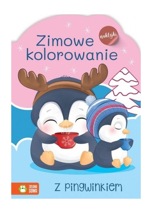 Zimowe kolorowanie z pingwinem