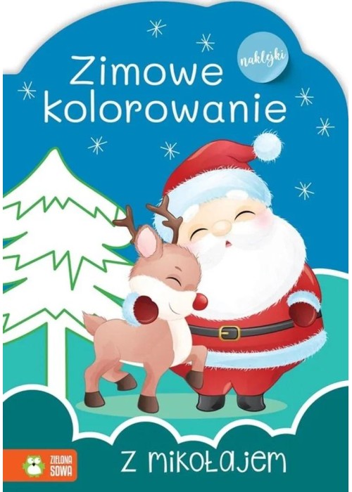 Zimowe kolorowanie z Mikołajem