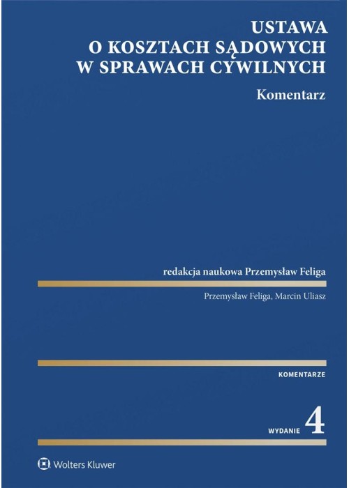 Ustawa o kosztach sądowych w sprawach cywil. w.4