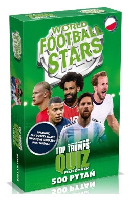 Top Trumps World Football Stars w pudełku