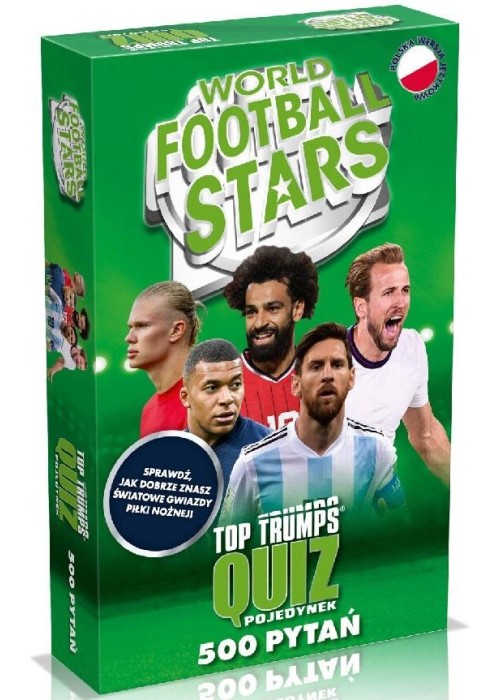 Top Trumps World Football Stars w pudełku