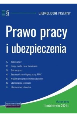 Prawo pracy i ubezpieczenia ujednolicone przepisy