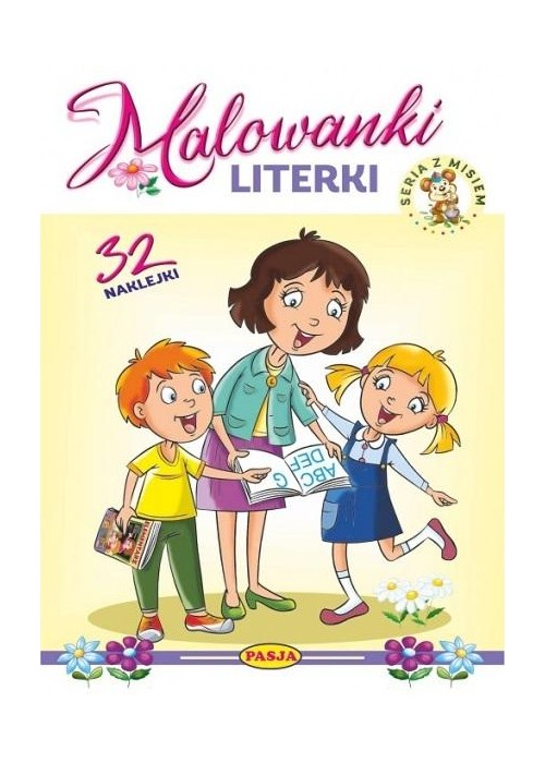 Malowanki literki. Seria z misiem