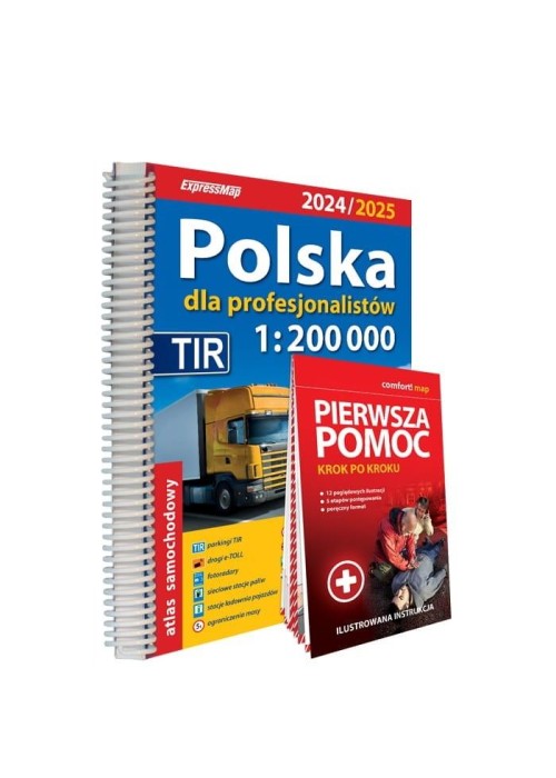 Polska dla profesjonalistów atlas + pierwsza pomoc