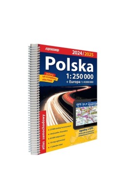 Atlas samochodowy Polska 1:250 000