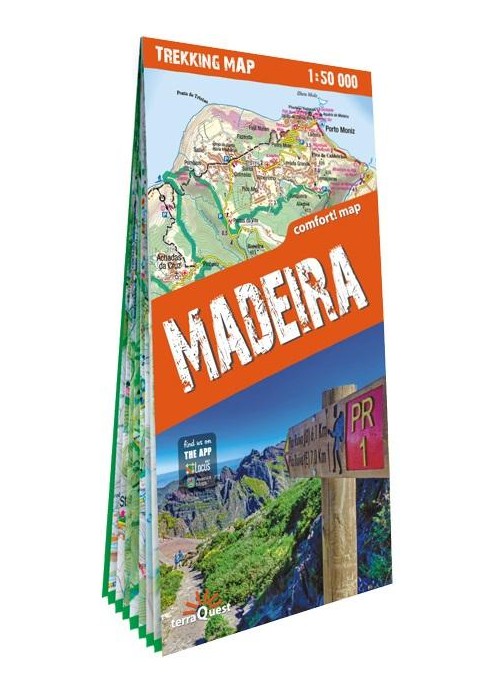 Trekking map Madeira 1:50 000 lam w.2024