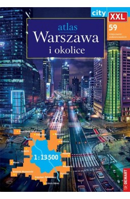 Atlas Warszawa i okolice XXL 1:13 500