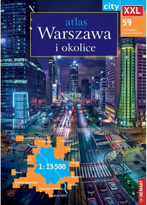 Atlas Warszawa i okolice XXL 1:13 500