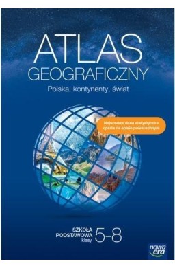 Atlas geograficzny SP Polska, kontynenty...w.2023