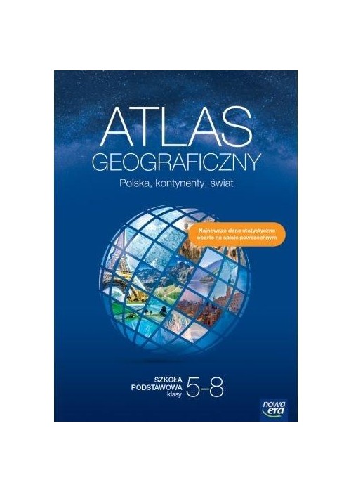 Atlas geograficzny SP Polska, kontynenty...w.2023