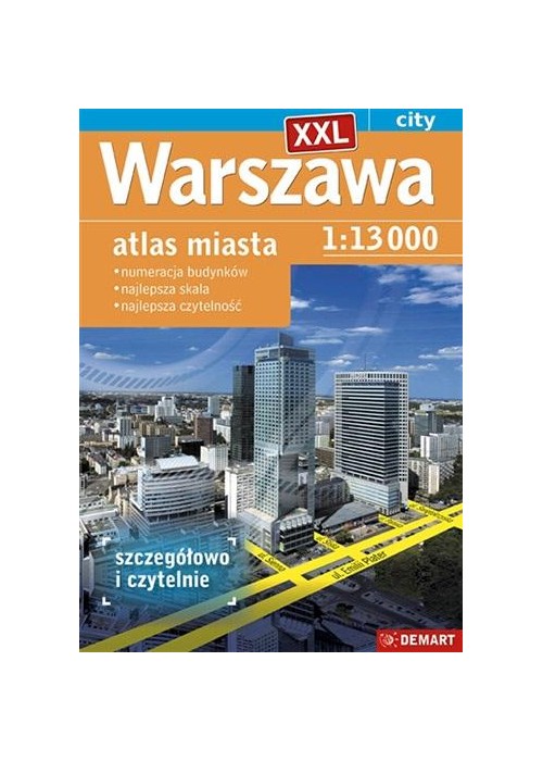 Warszawa XXL atlas miasta