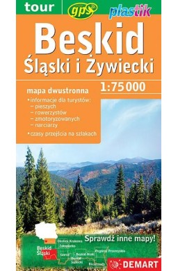 Beskid Śląski i Żywiecki - mapa turystyczna Demart