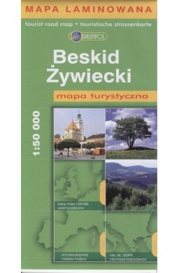 Mapa Turys - Beskid Żywiecki 1:50 000 -BR-LAM-