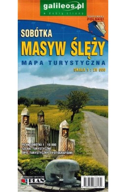 Mapa turystyczna. Masyw Ślęży, Sobótka 1:25 000