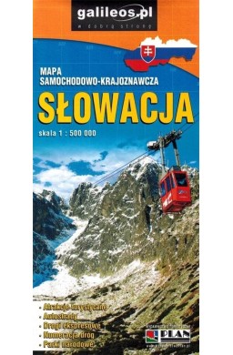 Mapa samochodowa - Słowacja 1:500 000