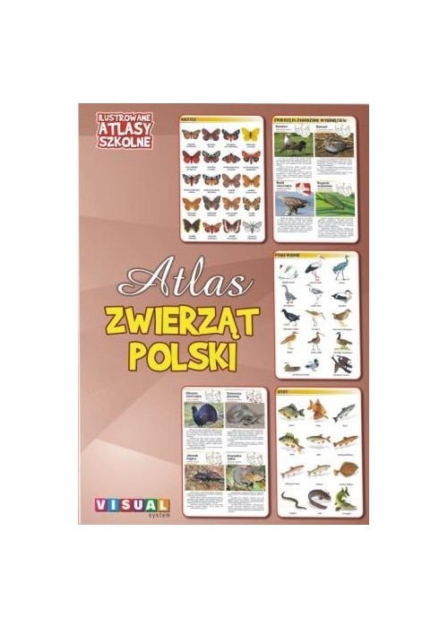 Ilustrowany atlas szkolny. Atlas zwierząt Polski