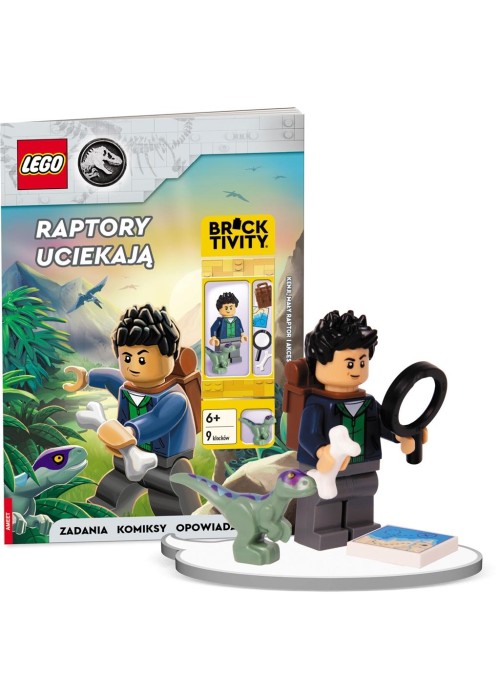 Lego Jurassic World Raptory uciekają