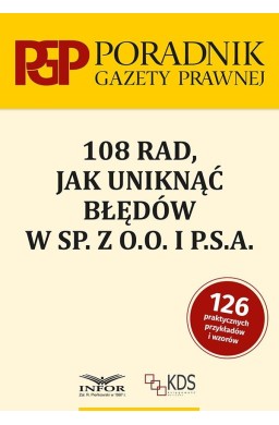 108 rad jak uniknąć błędów w sp. z o.o. i P.S.A.