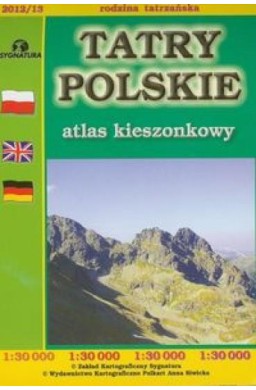 Atlas kieszonkowy - Tatry Polskie 1:30 000