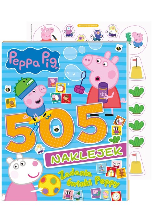 Świnka Peppa. 505 naklejek 4. Zadania świnki Peppy