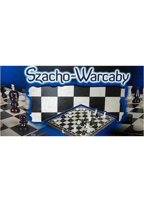 Szacho-warcaby drewniane 35cm