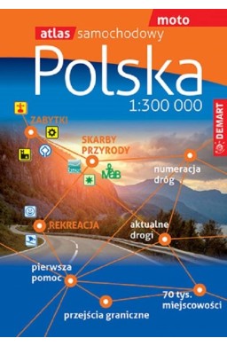 Atlas samochodowy Polski 1:300 000