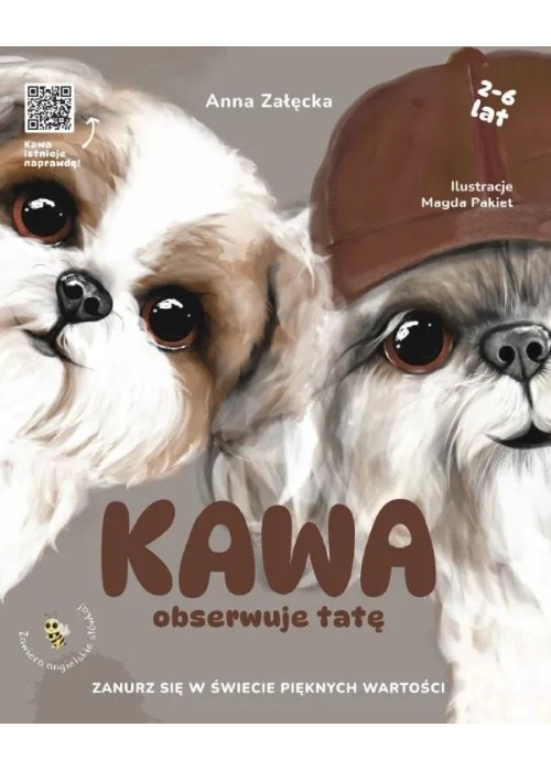 Kawa obserwuje tatę