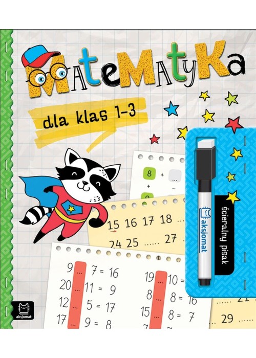 Matematyka dla klas 1-3 ścieralny pisak