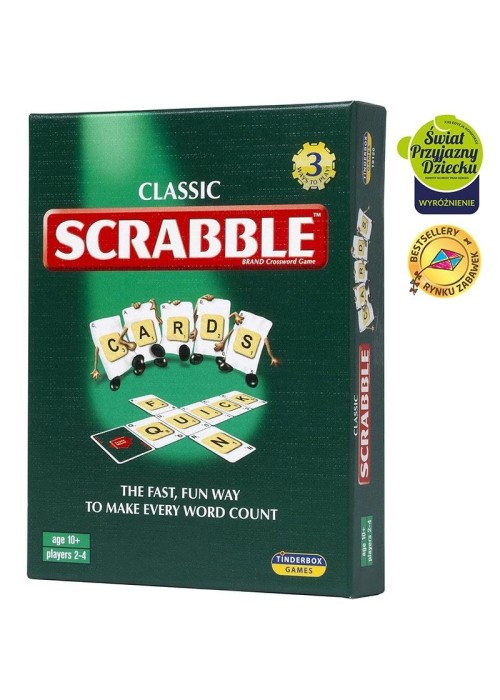 Scrabble Karty wersja angielska PIATNIK