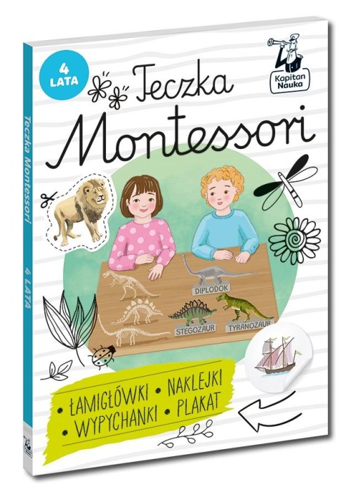 Teczka Montessori. 4 lata. Kapitan Nauka