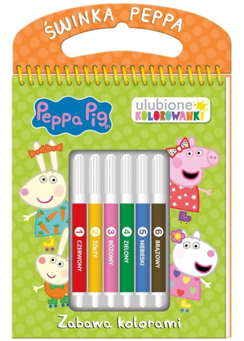 Peppa Pig. Ulubione kolorowanki 3. Zabawa kolorami