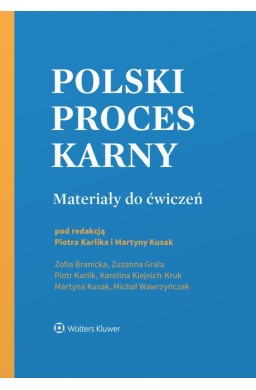 Polski proces karny. Materiały do ćwiczeń