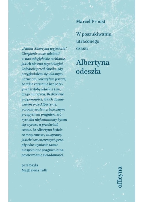 Albertyna odeszła