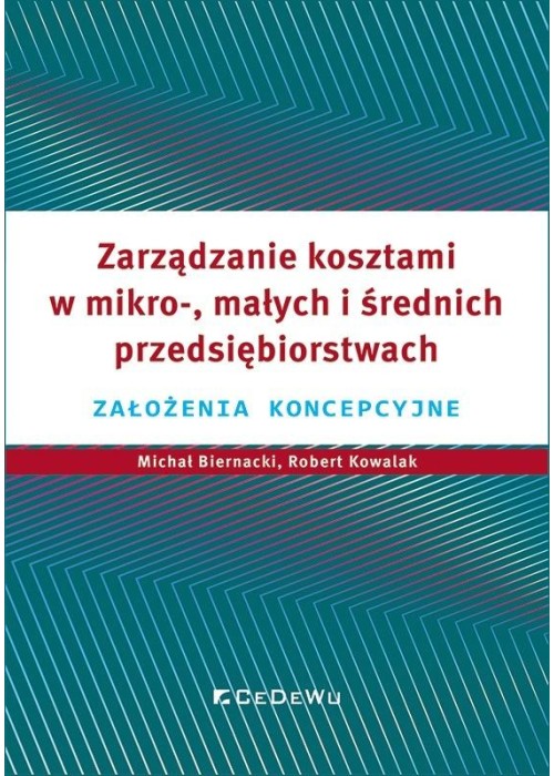 Zarządzanie kosztami w mikro-, małych i średnich..