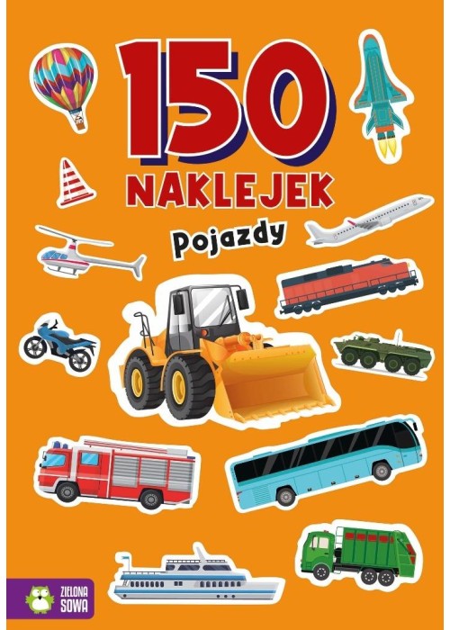 150 naklejek. Pojazdy