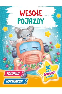 Koloruj! Rozwiązuj! 50 naklejek świecących