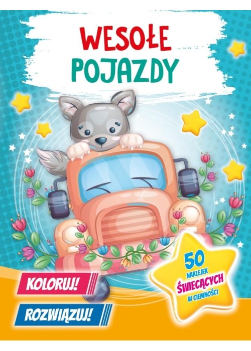 Koloruj! Rozwiązuj! 50 naklejek świecących