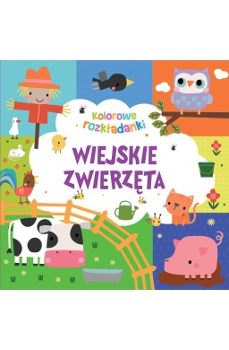 Wiejskie zwierzęta. Kolorowe rozkładanki