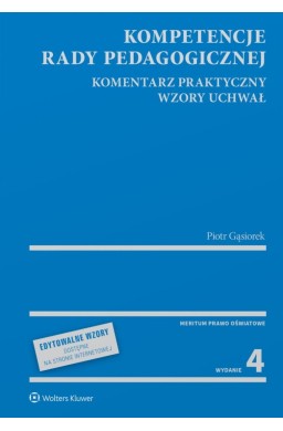 Kompetencje rady pedagogicznej. w.4